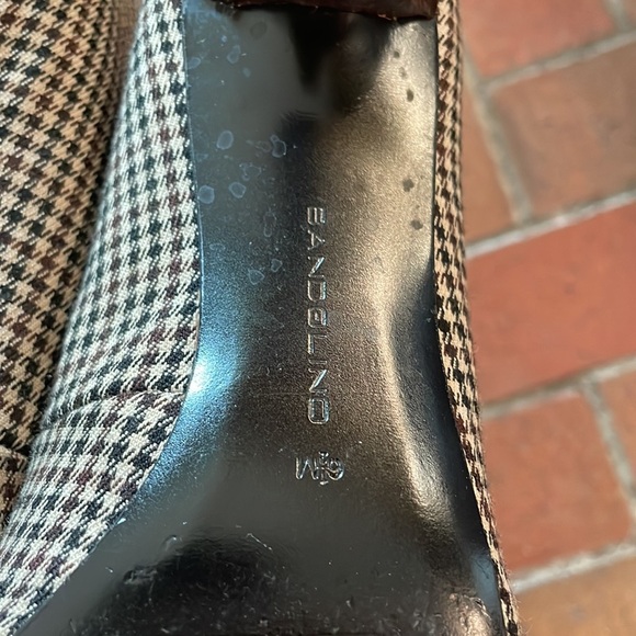 Bandolino Black and White Houndstooth Heels - Picture 2 of 8